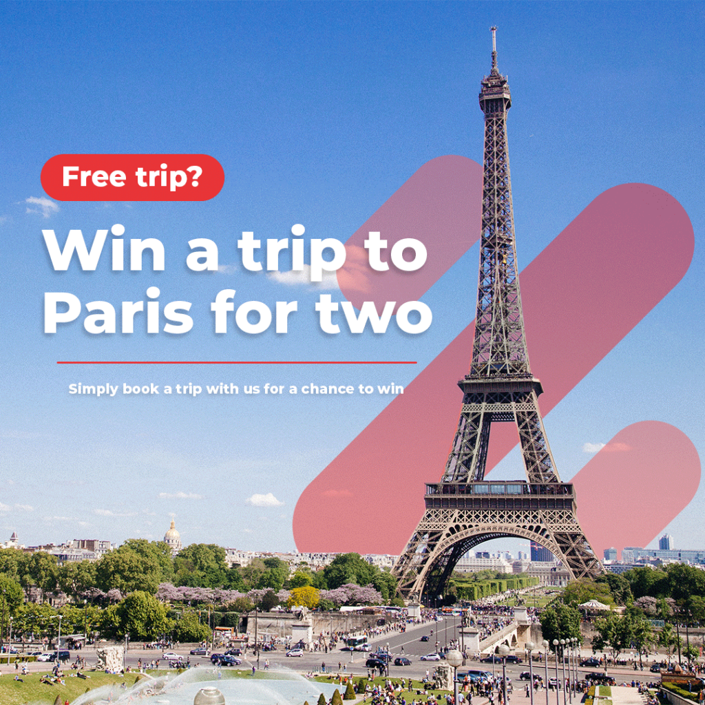 Free trip for two to Paris